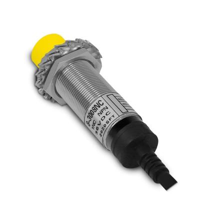 Imagem de Sensor Indutivo Cabo LM18-3008NC Não Faceado 18mm 6Vcc à 36Vcc NPN / NA + NF Sibratec