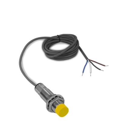 Imagem de Sensor Indutivo Cabo LM18-3008PC Não Faceado 18mm 6Vcc à 36Vcc PNP / NA + NF Sibratec