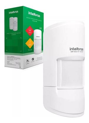 Imagem de Sensor Infravermelho Passivo Intelbras Sem Fio Ivp 4101 Pet Smart Pet Immunity Até 20kg Branco 3 Vdc