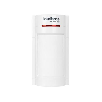 Imagem de Sensor Infravermelho Passivo Ivp 3000 Pet Real Intelbras Branco Pet Immunity Até 35kg Detecção 12m