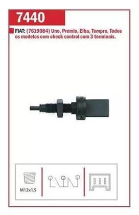 Imagem de Sensor interruptor luz de freio Fiat Uno Tempra  Premio Elba 1984/2016 ec7440