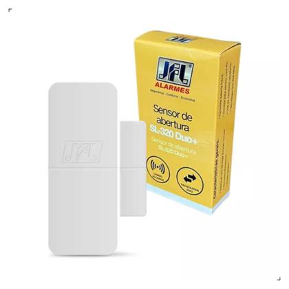 Imagem de Sensor JFL DE JANELA MAGNÉTICO SEM FIO SOBREPOR SL 320 DUO+ 