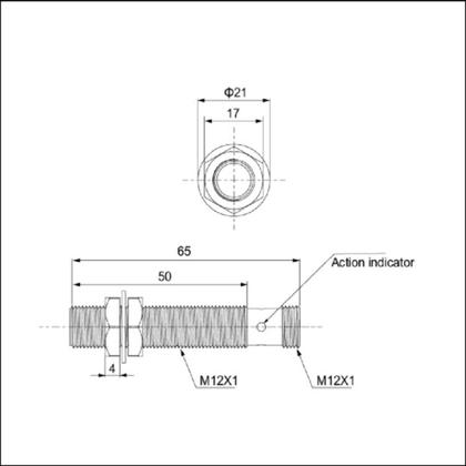 Imagem de Sensor M12 2MM 24V Faceado PNP NA c/ Plug - UP Electronic