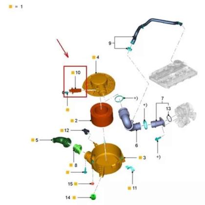 Imagem de Sensor Maf Fluxo De Ar Ford Transit 2.2 Ranger 2.2/3.2 Orig