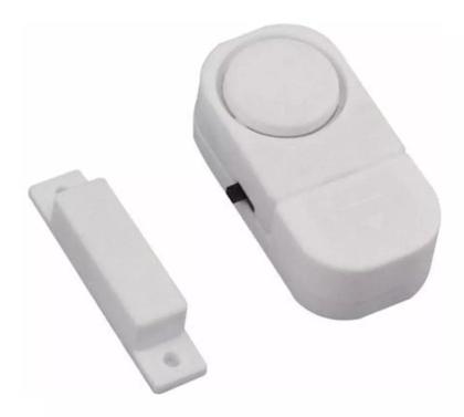 Imagem de Sensor Magnético Alarme Sem Fio Para Porta E Janelas