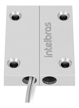 Imagem de Sensor Magnético Com Fio Xas Porta De Aço Mini Intelbras