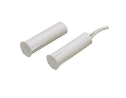 Imagem de sensor magnético de porta de embutir com ampola reed switch tubo branco sem o imã