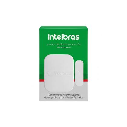 Imagem de Sensor Magnético Smart Intelbras Abertura de Porta e Janela XAS 4010 Sem Fio, Branco