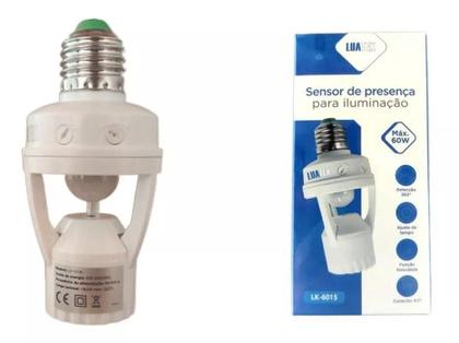 Imagem de Sensor Presença C/ Fotocélula P/ Lâmpada Soquete E27 Kit 2