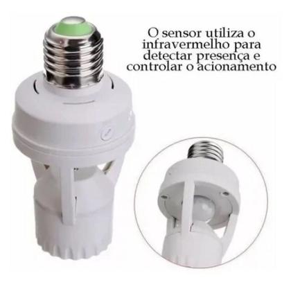 Imagem de Sensor Presença Com Fotocélula Para Lâmpada Soquete E27  - +BR