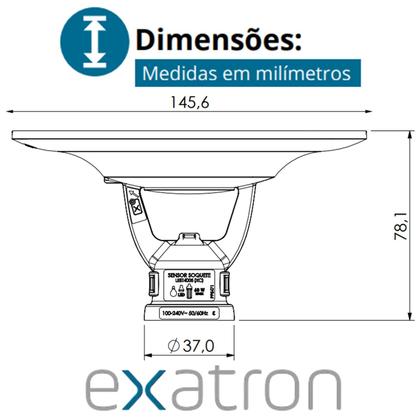 Imagem de Sensor Presenca E27 Plafon Fotocelula Timer Smart X-Control