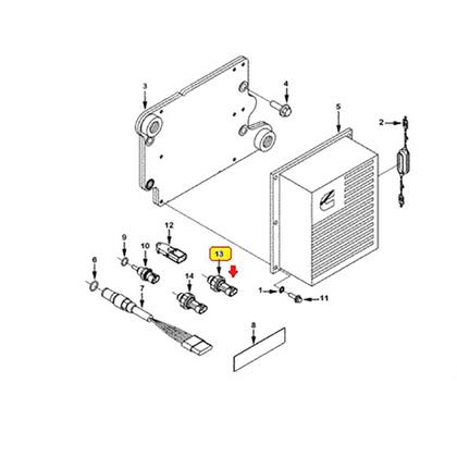 Imagem de Sensor Pressao Oleo International 9800 Select Plus 4921487