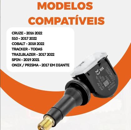 Imagem de Sensor Pressão Tpms Pneu Cruze Onix Cobalt S10 Prisma Spin Pratiarejo