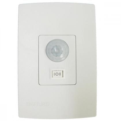 Imagem de Sensor Qualitronix Parede Embutir Foto 180 Com Chave Branco Qi6M