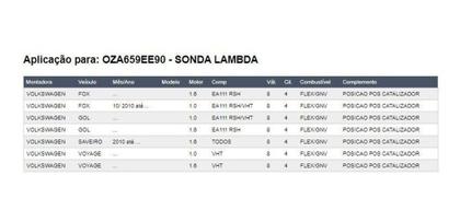 Imagem de Sensor Sonda Lambda Ntk Oza659ee90 Gol Saveiro Fox Crossfox