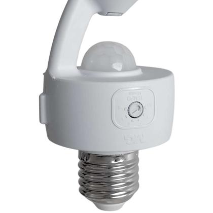 Imagem de Sensor soquete e27 c/fotocelula c/ajustes mpq-40f - margirius