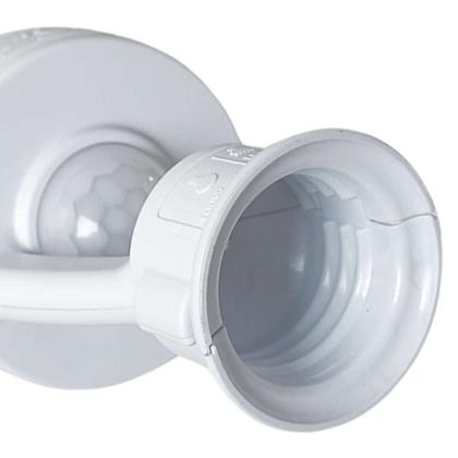 Imagem de Sensor soquete e27 c/fotocelula c/ajustes mpq-40f - margirius