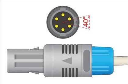 Imagem de Sensor Spo2 Clip Neonatal Y Mindray Mec 1000/2000 - 6 Pinos