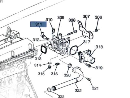 Imagem de Sensor Temperatura Cruze Tracker Sonic 2012 A 2016 55353807