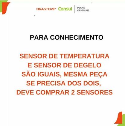 Imagem de Sensor Temperatura/desgelo Refrigerador Inverse Brastemp