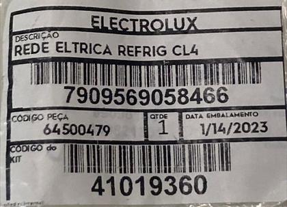 Imagem de Sensor Temperatura Geladeira Df36a Electrolux 64500479