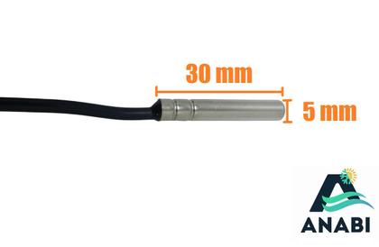 Imagem de Sensor Temperatura Ntc S/conector 10K F Gg Sb19 2,5m Preto