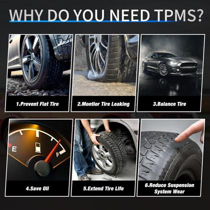 Imagem de Sensor TPMS Nilight compatível com Dodge Chrysler 2008-2010