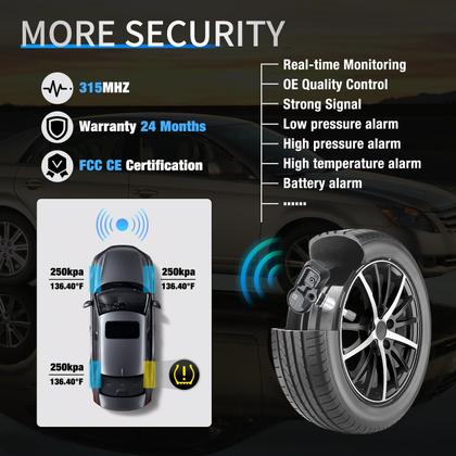 Imagem de Sensor TPMS Nilight compatível com Toyota 4Runner FJ Cruiser