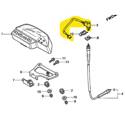 Imagem de Sensor Velocímetro Twister, Tornado, Nx 400i Falcon 13 á 15
