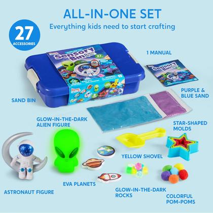 Imagem de Sensory Bin Klever Kits Outer Space com Glow in The Dark Alien