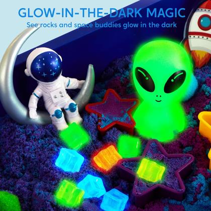 Imagem de Sensory Bin Klever Kits Outer Space com Glow in The Dark Alien