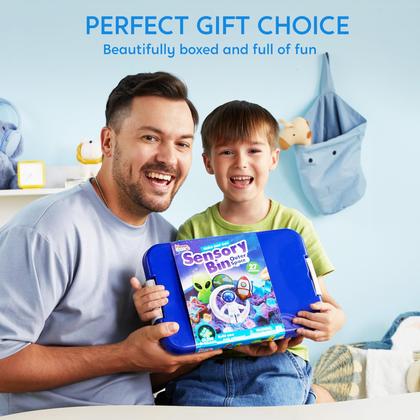 Imagem de Sensory Bin Klever Kits Outer Space com Glow in The Dark Alien