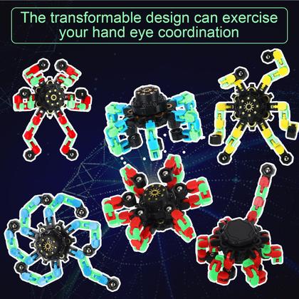 Imagem de Sensory Fidget Toy Jerify Transformable Chain Robot x40