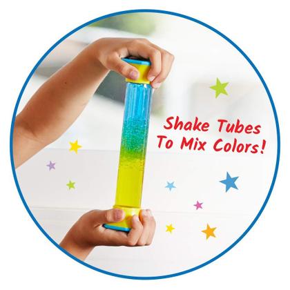 Imagem de Sensory Fidget Tubes hand2mind ColorMix para crianças de 3 a 5 anos (conjunto de 3)