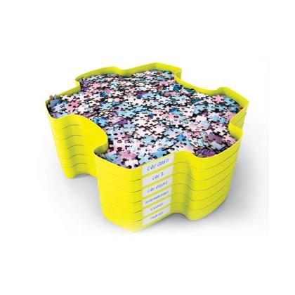 Imagem de Separador de Pecas Amarelo para Quebra-Cabeca Puzzle Grow 02530