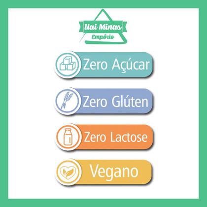 Imagem de Sequilho Mesclado (Chocolate / Baunilha) Zero Hué (Sem Adição de Açúcares) Vegano Sem Glúten Sem Lactose 120g