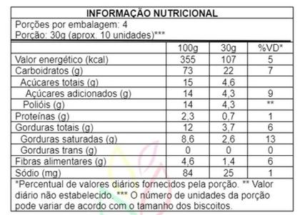 Imagem de Sequilhos de Cacau Leve Croc 120G