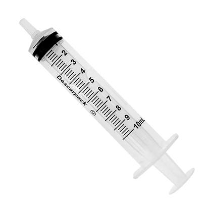 Imagem de Seringa Descartável Estéril 10 ml Bico Luer Slip - 100 Unidades