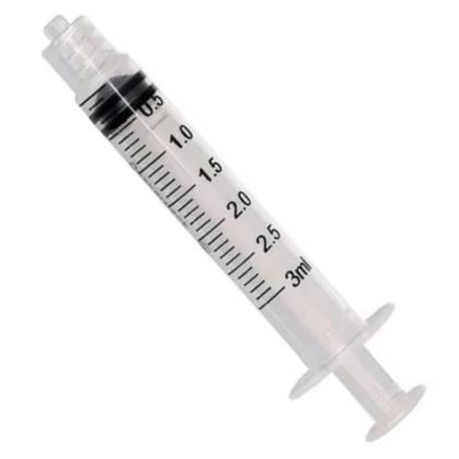 Imagem de Seringa Hipodérmica 3ml Sem Agulha Luer Lock (Rosca) C/100 Unidades Procare