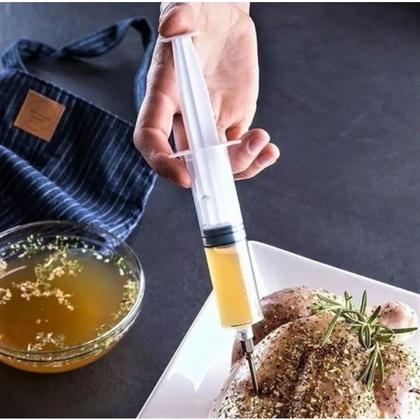 Imagem de Seringa para injetar temperos frangos carne natal