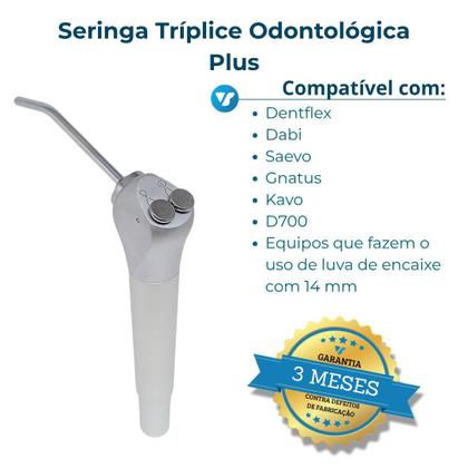 Imagem de Seringa Tríplice Odontológica Plus