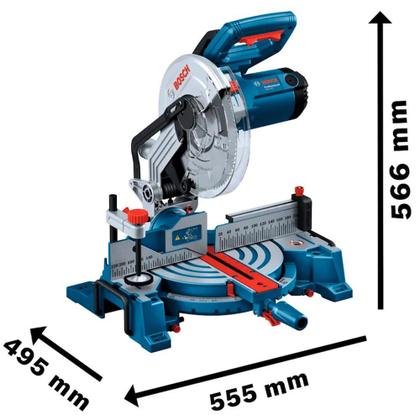 Imagem de Serra 1/2 de Esquadria 10 POL Bosch GCM 254 com 1 disco 40D 1750W BOSCH