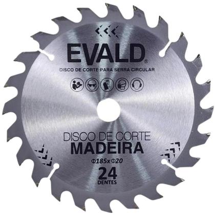 Imagem de Serra Circular 1400W com Guia Laser 1400 ESC1400 110V EVALD