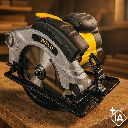 Imagem de Serra Circular 1400W com Guia Laser 1400 ESC1400 110V EVALD