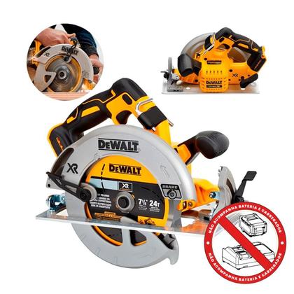 Imagem de Serra circular á bateria dewalt 7-1/4" dcs570b-b3 20v max