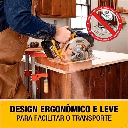 Imagem de Serra circular á bateria dewalt 7-1/4" dcs570b-b3 20v max