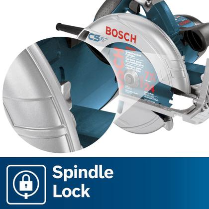 Imagem de Serra circular BOSCH CS10 15A 120V 56 Bevel, lâmina de 7-1/4 polegadas