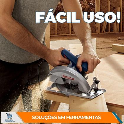 Imagem de Serra Circular Bosch GKS 150 7.1 / 4pol 1500W C/ 1 Disco de 184mm 6000rpm Madeira MDF Compensado Reforma Construção Carpinteiros Marceneiros