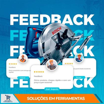 Imagem de Serra Circular Bosch GKS 150 7.1 / 4pol 1500W C/ 1 Disco de 184mm 6000rpm Madeira MDF Compensado Reforma Construção Carpinteiros Marceneiros