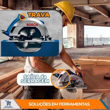 Imagem de Serra Circular Bosch GKS 150 7.1 / 4pol 1500W C/ 1 Disco de 184mm 6000rpm Madeira MDF Compensado Reforma Construção Carpinteiros Marceneiros